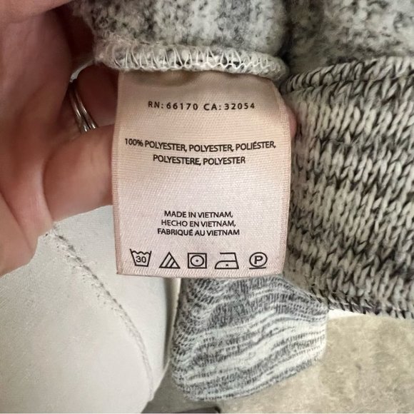 Anthropologie Saturday Sunday Fleece Sweater Jacket Shacket - Picture 12 of 13